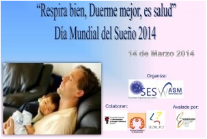Día mundial del sueño – 14 de Marzo 2014 – RESPIRA BIEN, DUERME MEJOR, ES SALUD
